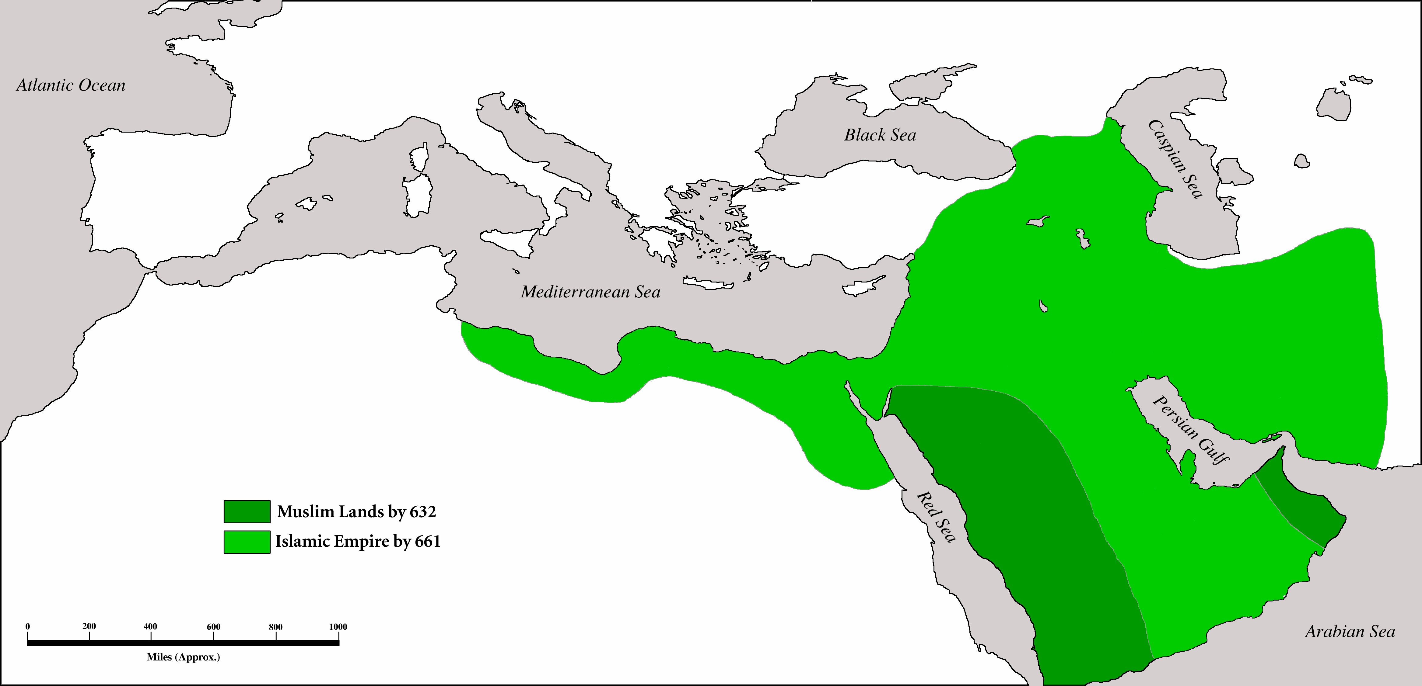 Map Islamic Empire